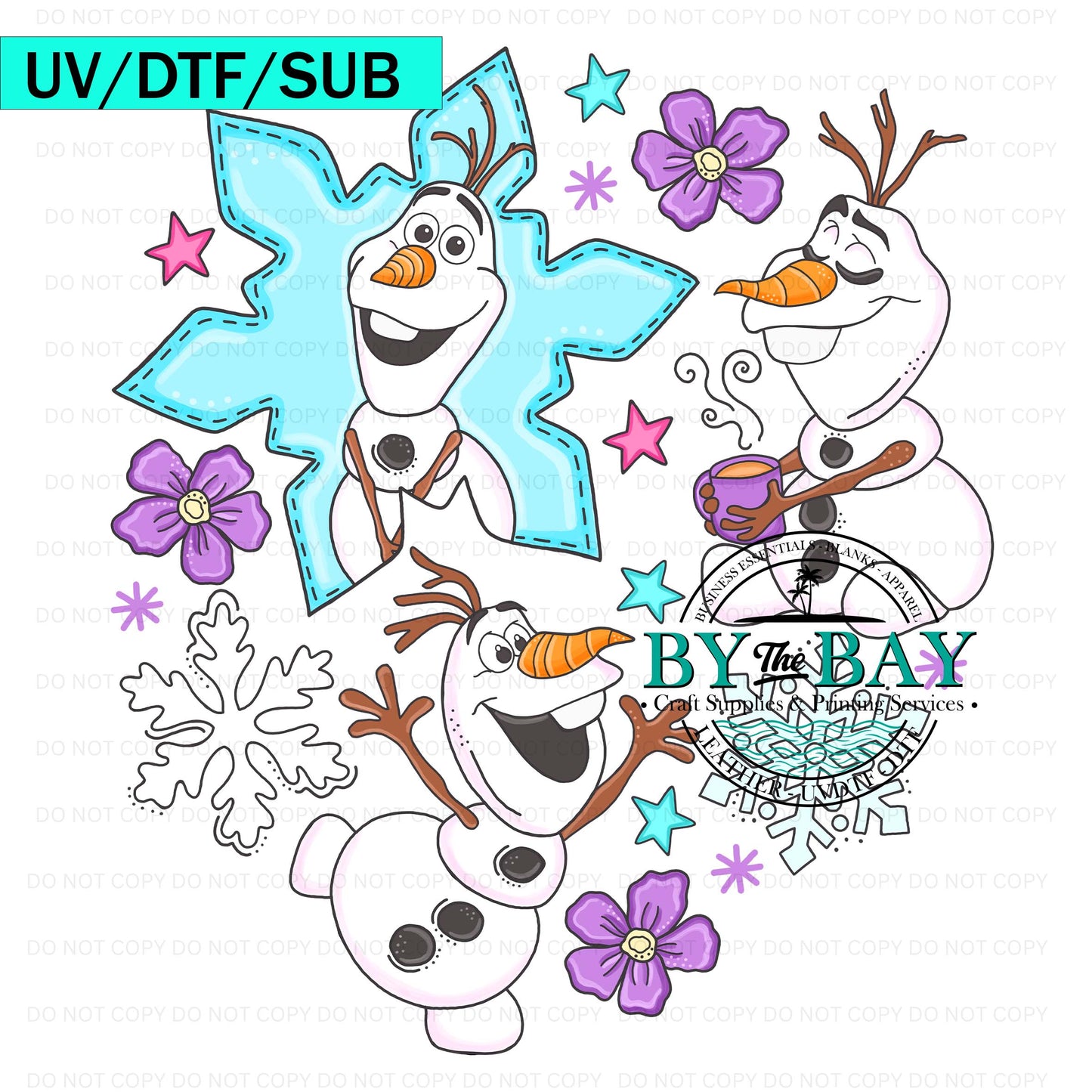 Snowman UVDTF/DTF/SUB