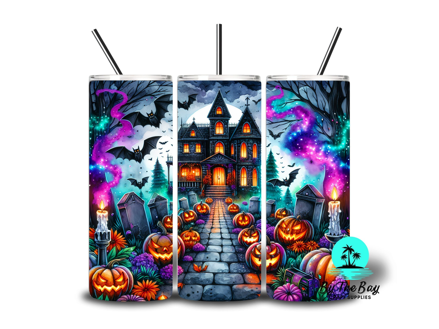 Spooky castle 20oz SUB Print