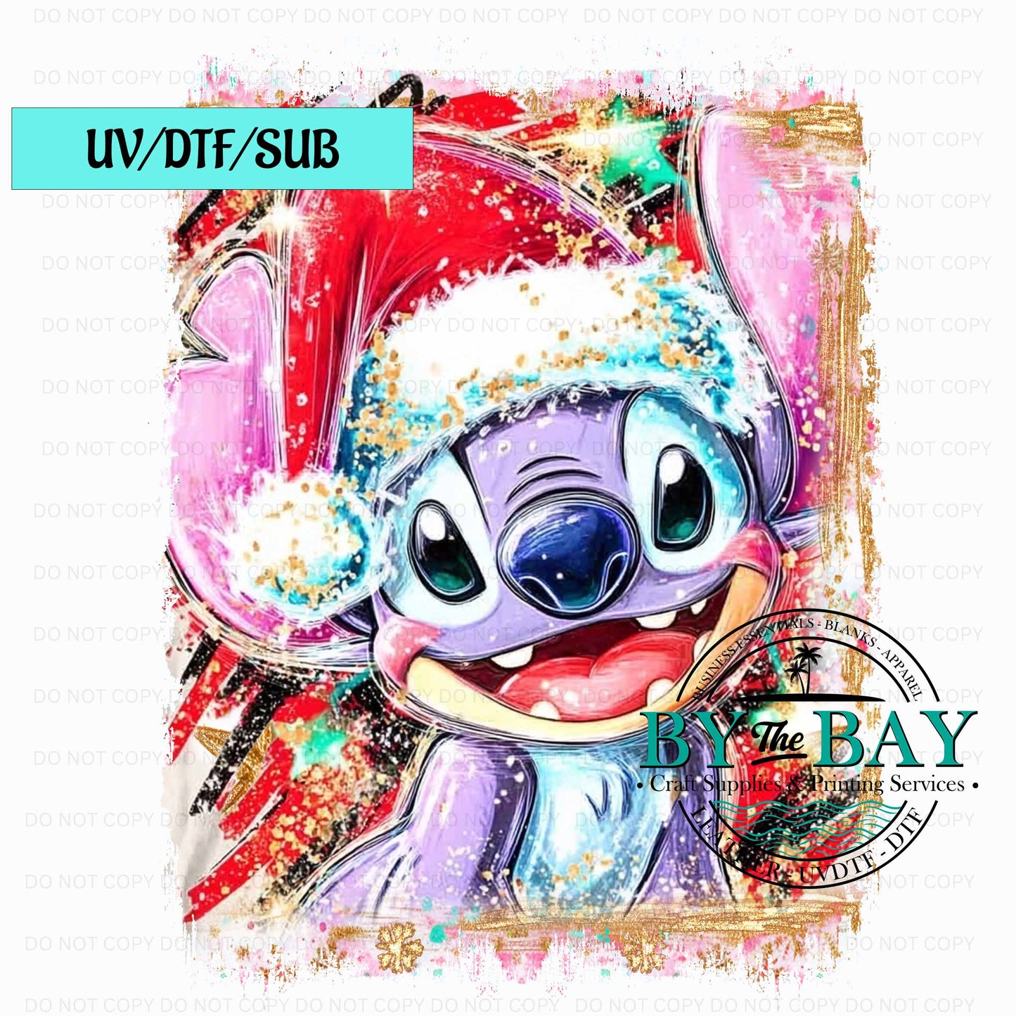 Blue Guy Xmas UV/DTF/SUB Print