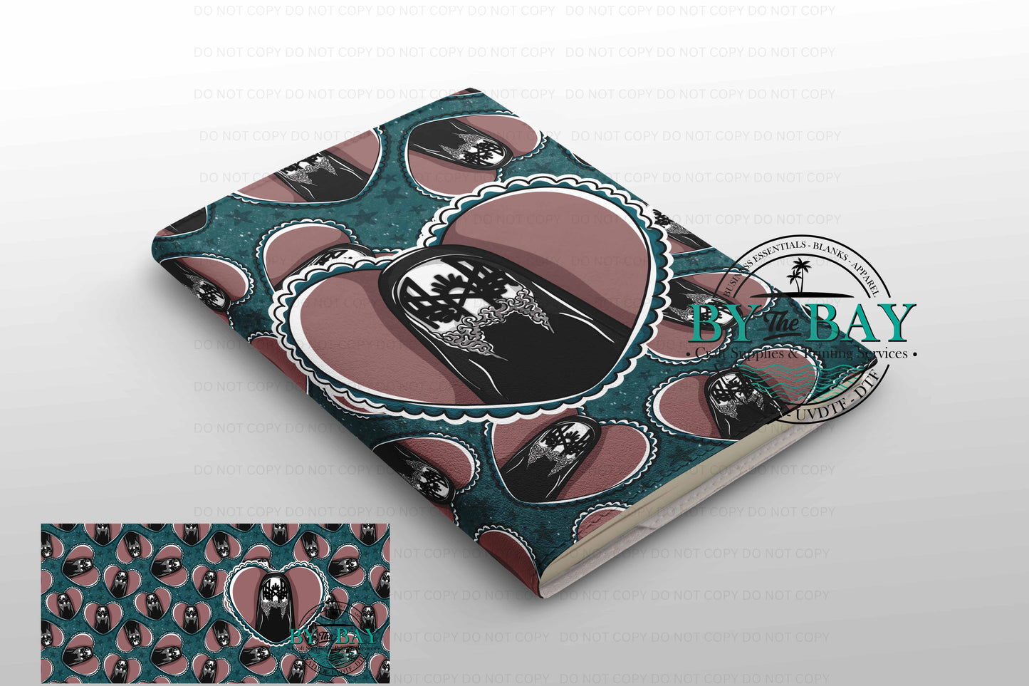 Stoken Teal - Ready made notepad Cover (Notepad & Pocket options available)