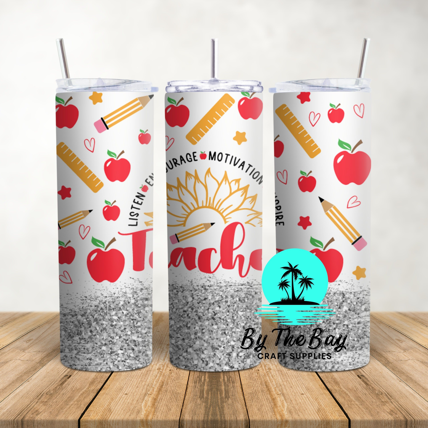 Sunflower Teacher 20oz SUB Print