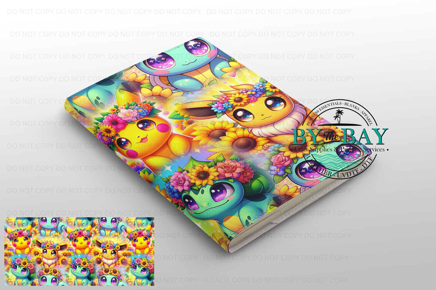 Sunflower Poke  - Ready made notepad Cover (Notepad & Pocket options available)