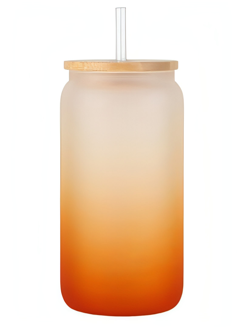 Ombre 16oz Libby tumbler Orange