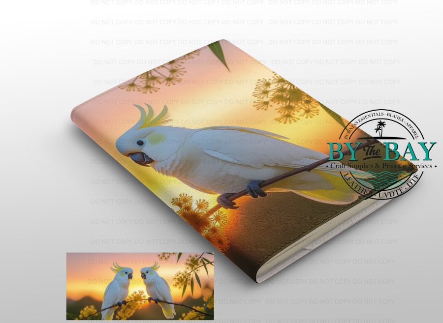 Cockatoos (Ready made & DIY Notepad options available)