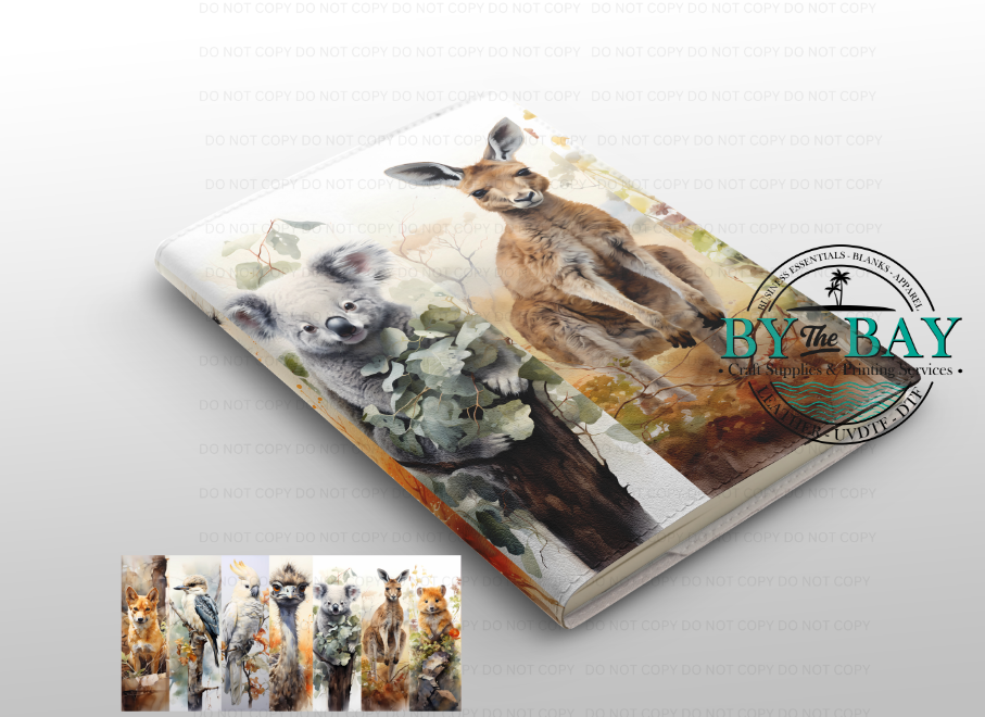 Aussie Animals A5 (Ready made & DIY Notepad options available)