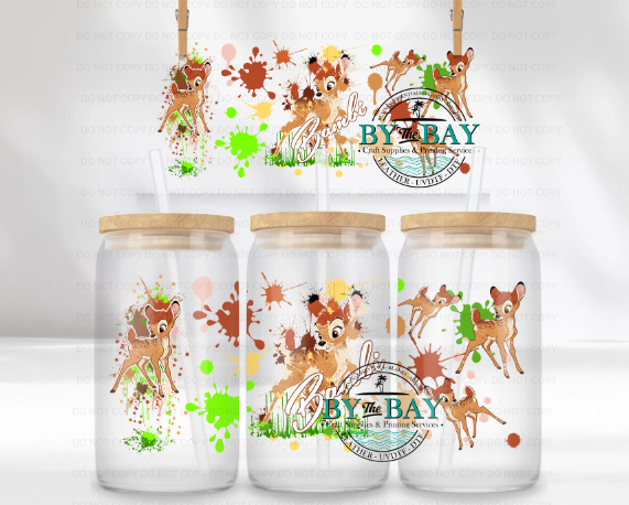 Bmbi Splatter 16oz UVDTF Wrap