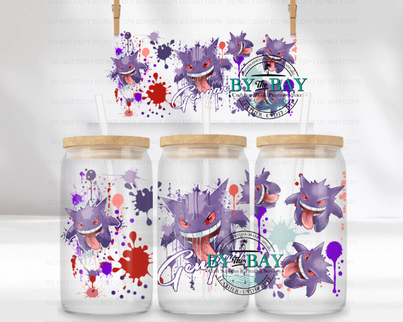 G Poke Splatter 16oz UVDTF Wrap