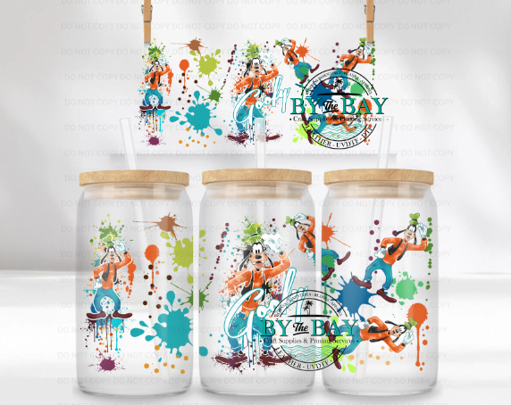 Goofball Splatter 16oz UVDTF Wrap