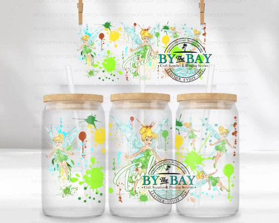 Fairy Princess Splatter 16oz UVDTF Wrap
