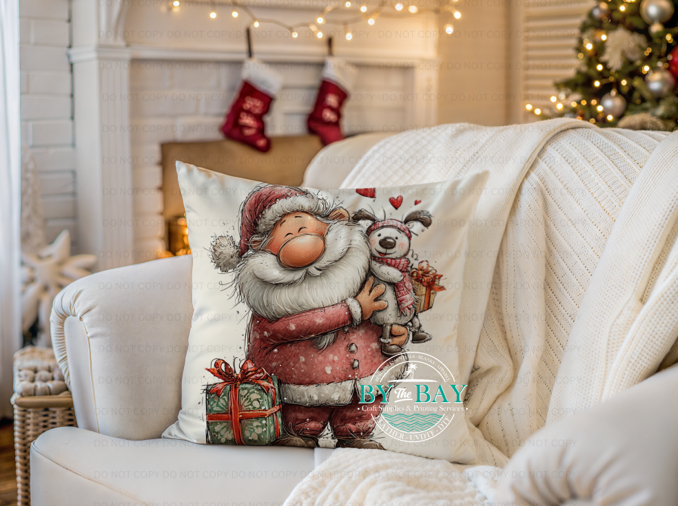 Santa Puppy Sub Print (Various Sizes)