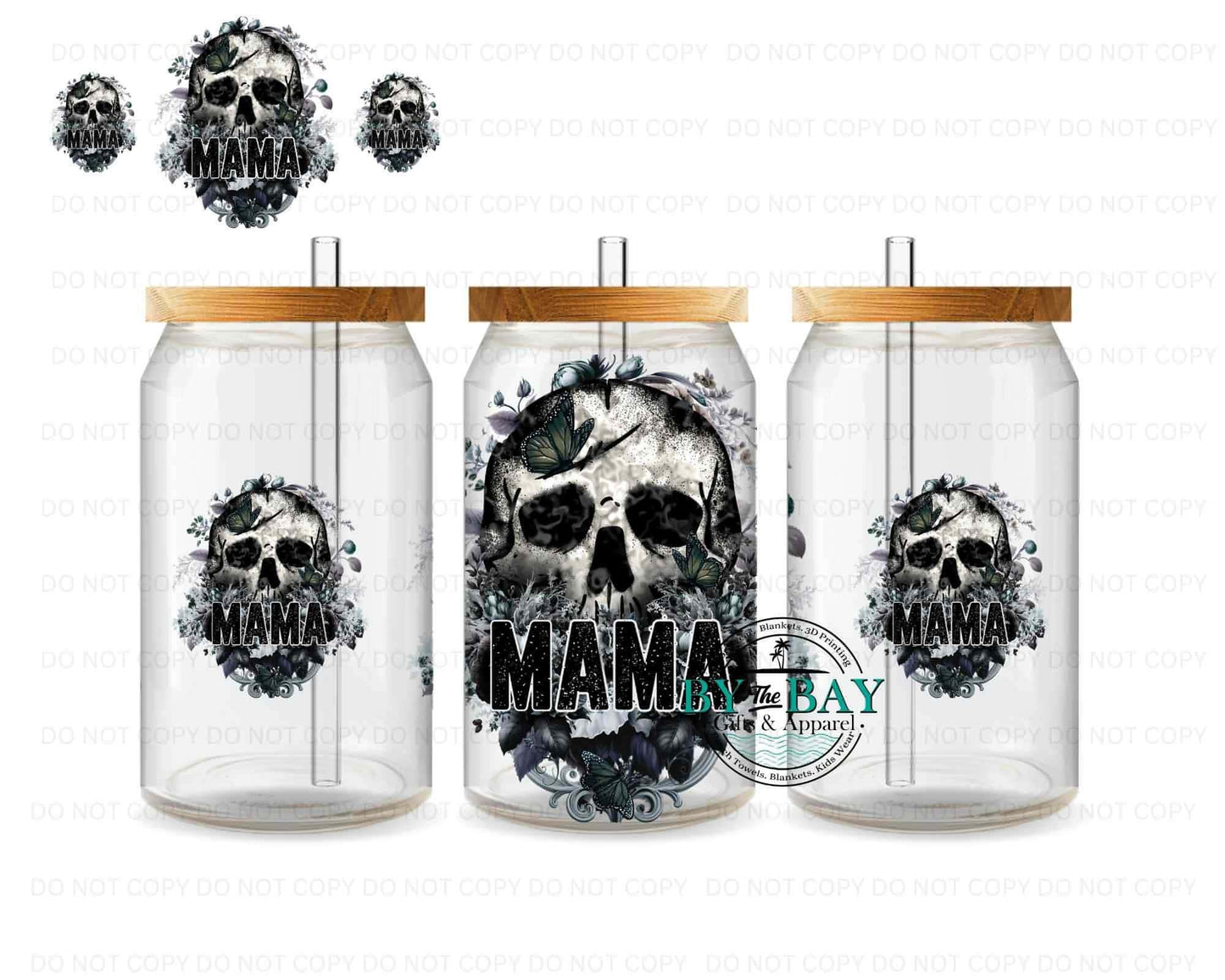 Skull Mama 16oz Wrap