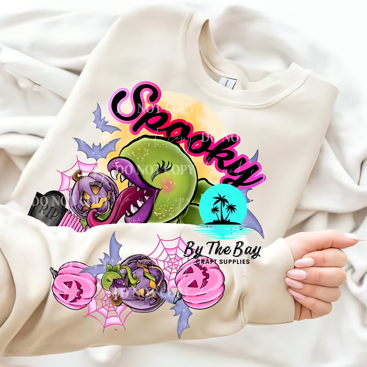 Spooky Haunts Sleeve Halloween