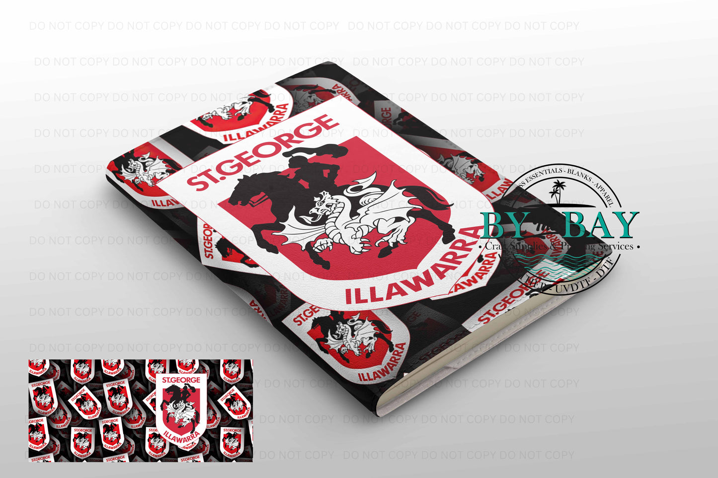 St George - Ready made notepad Cover (Notepad & Pocket options available)
