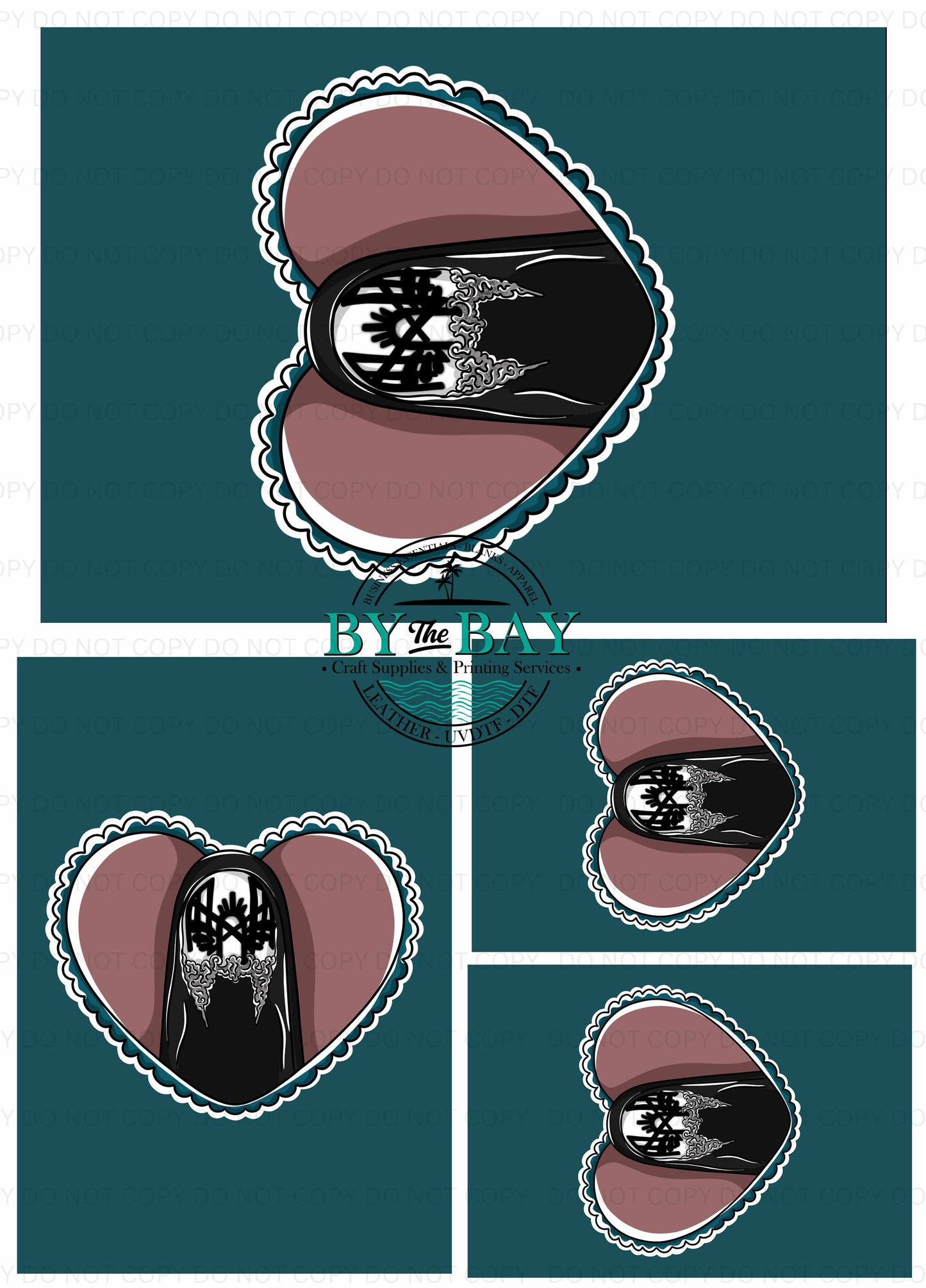 SToken Teal (Various Sizes) Bag Panels