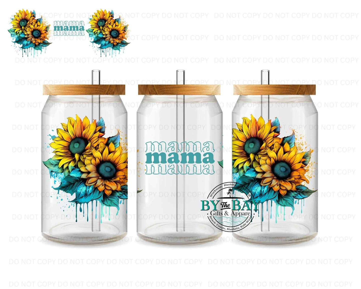 Sunflower Mama 16oz wrap