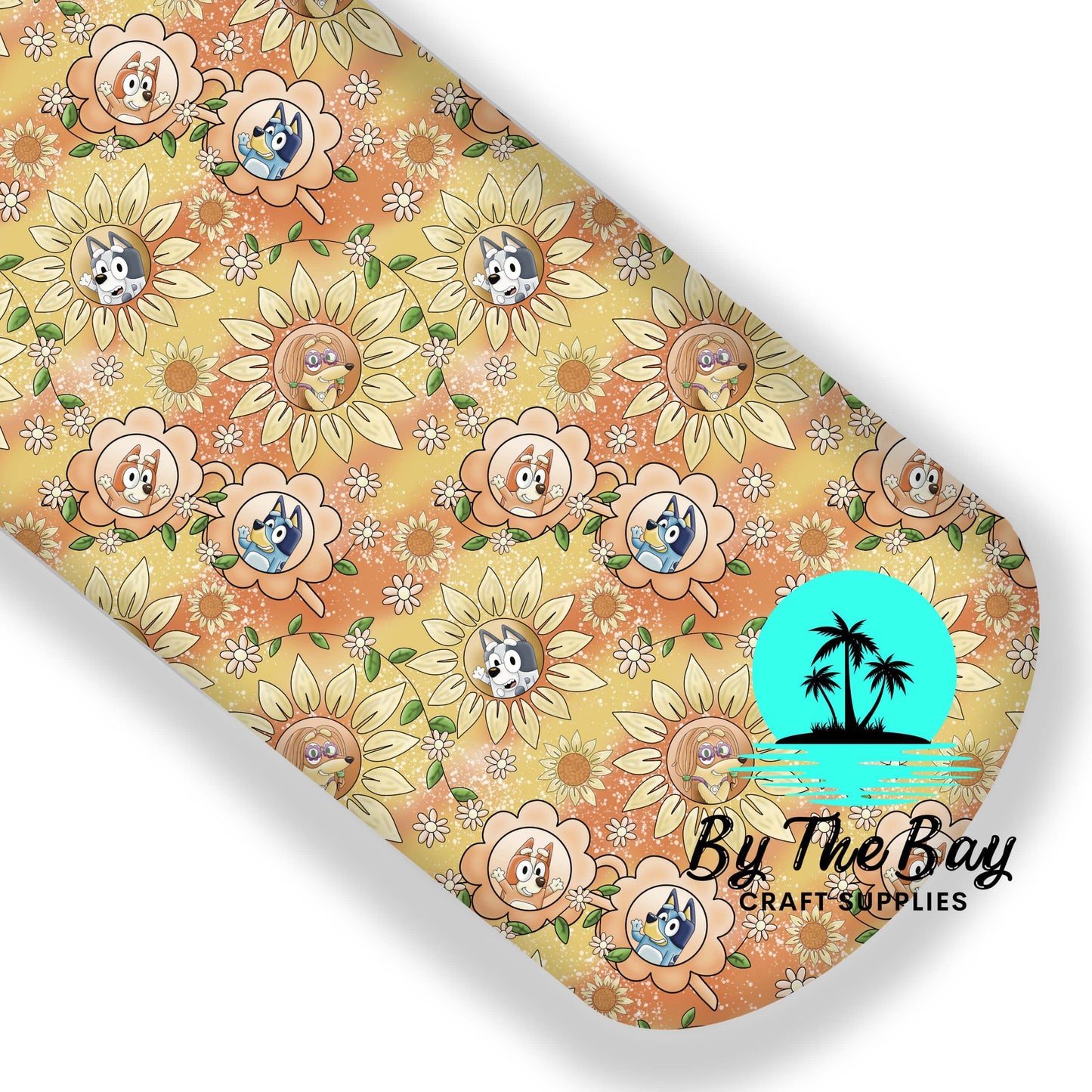 Sunflower Heelers Faux Leatherette