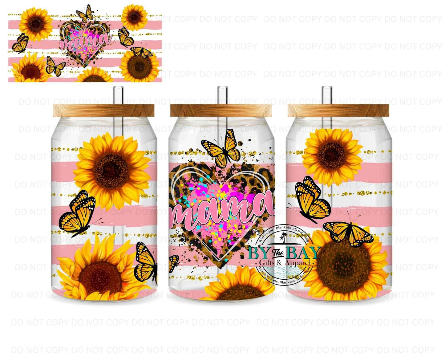 Sunflower Mama 2 16oz wrap