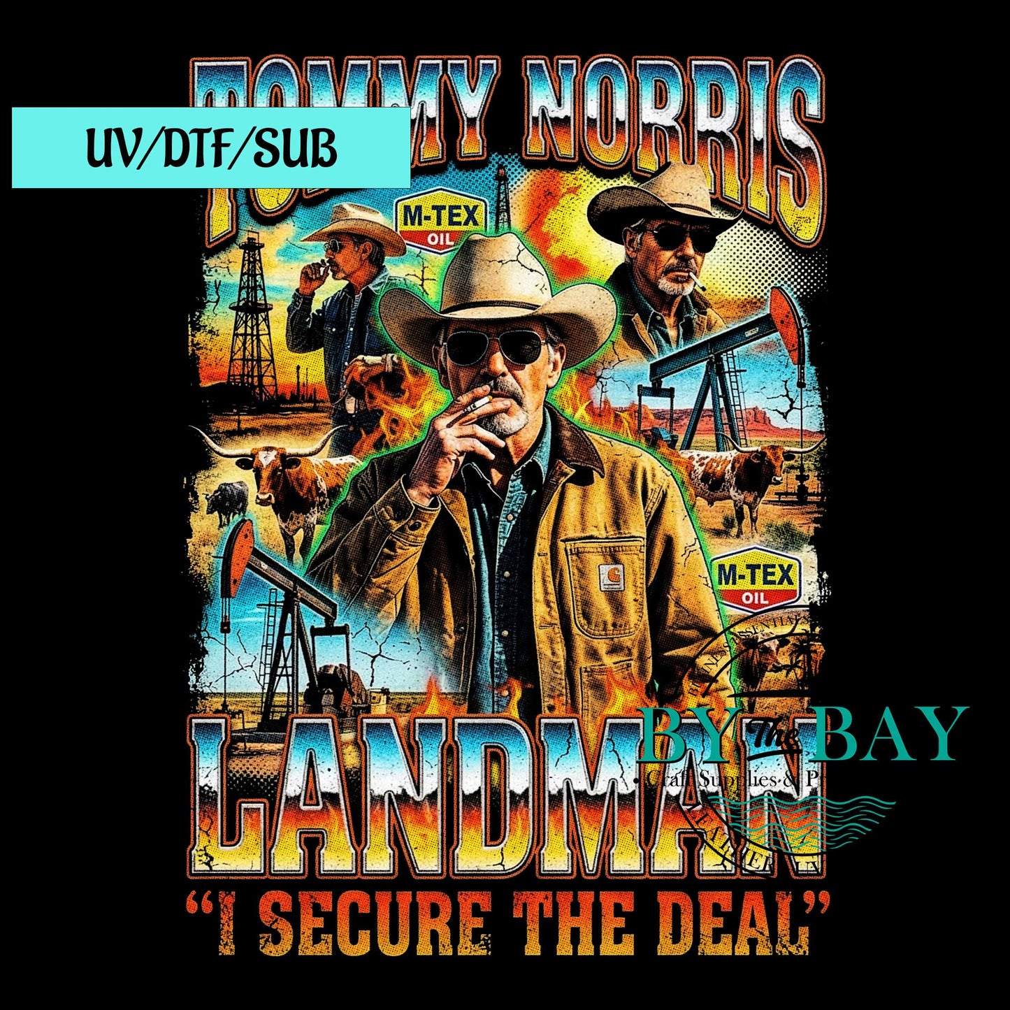 T Norris Half Tone UVDTF/SUB