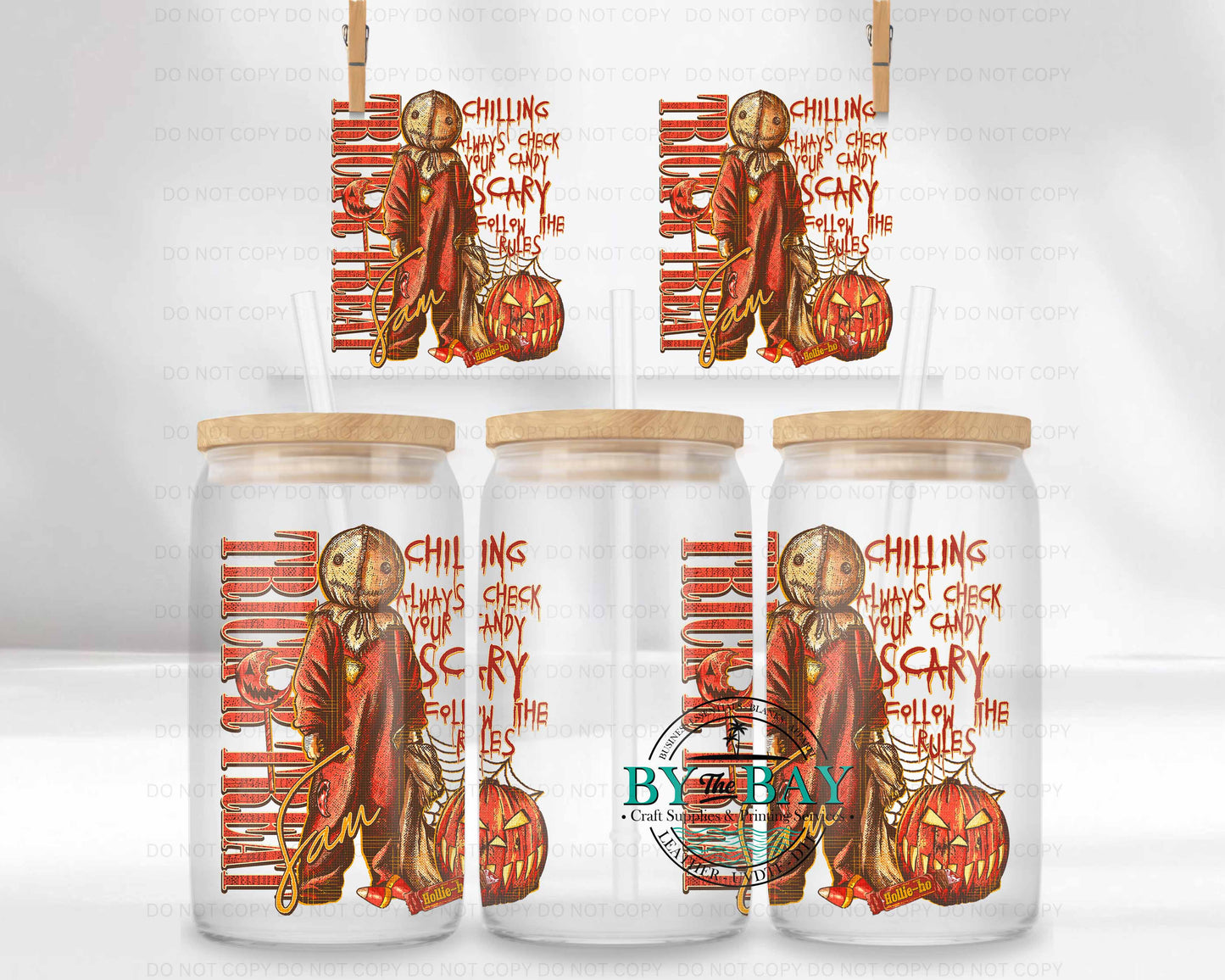 Trick or Treat 16oz UVDTF Wrap
