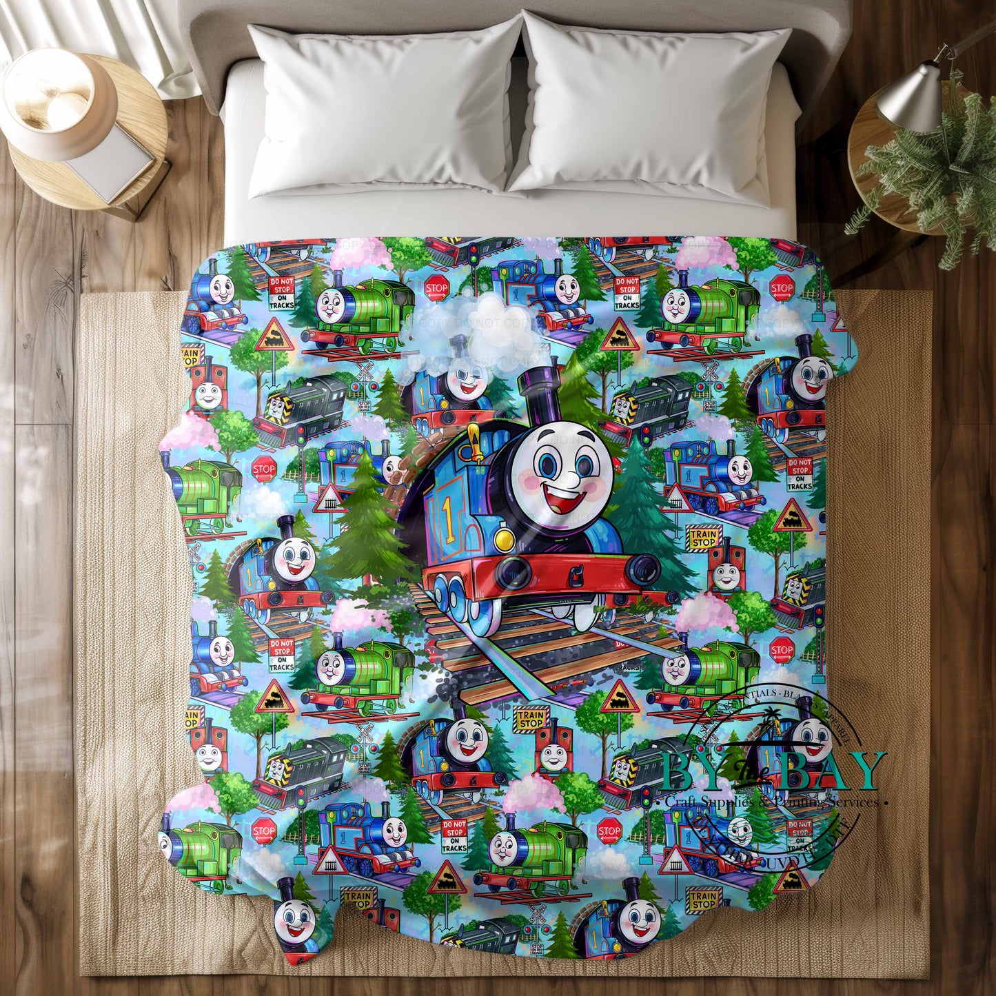 TTrain Squish Minky Blankets (Various Sizes)