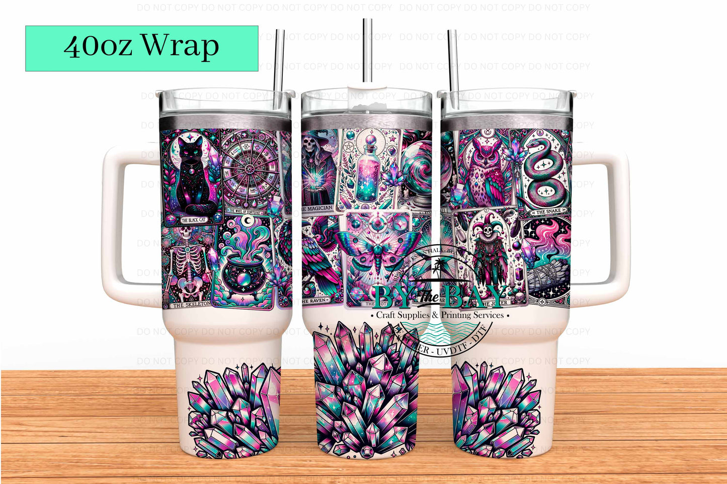 Tarot 40oz Tumbler (UV & SUB)