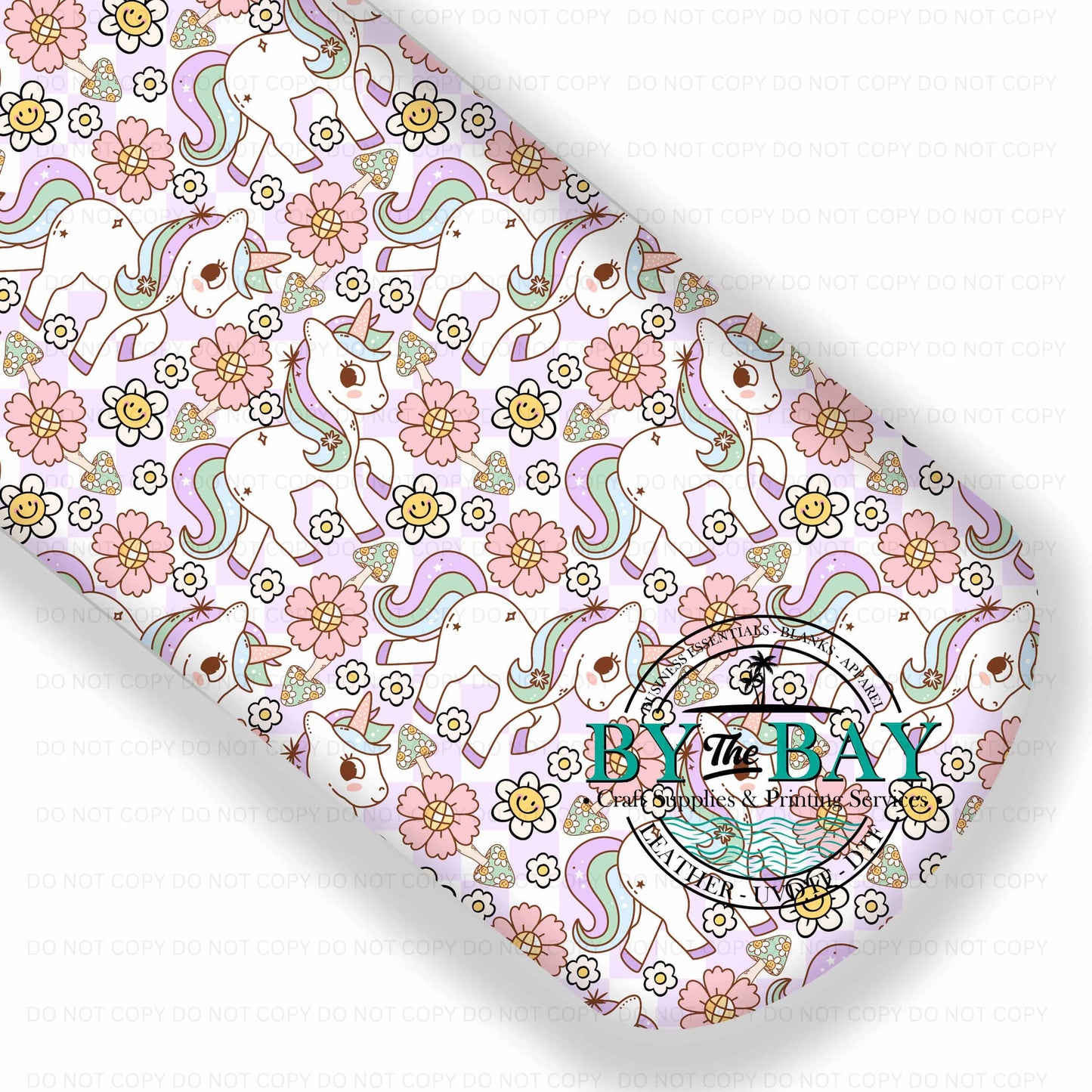 Unicorn Lavender Checks