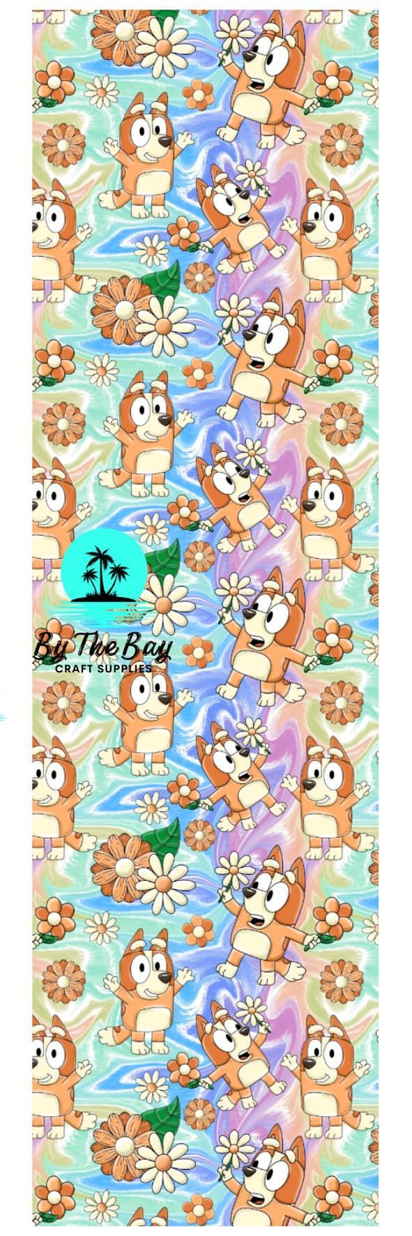 Red Dog Rainbow Bookmark