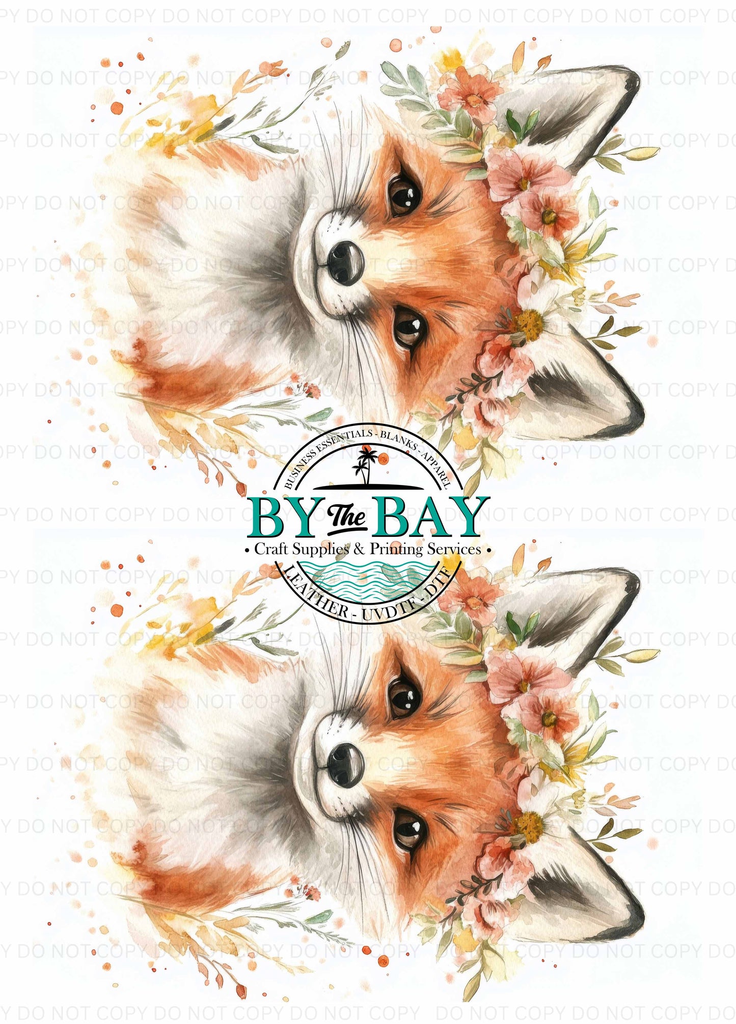 Watercolour Fox Panel (Various Sizes)