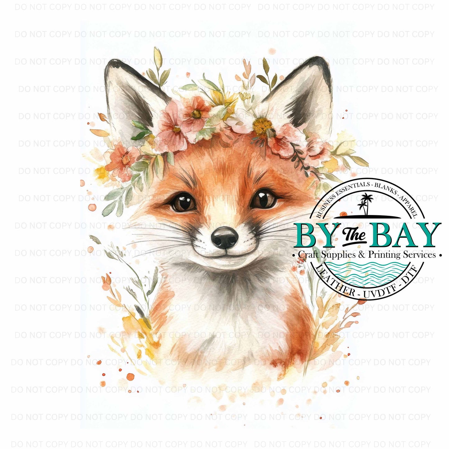 Watercolour Fox Panel (Various Sizes)