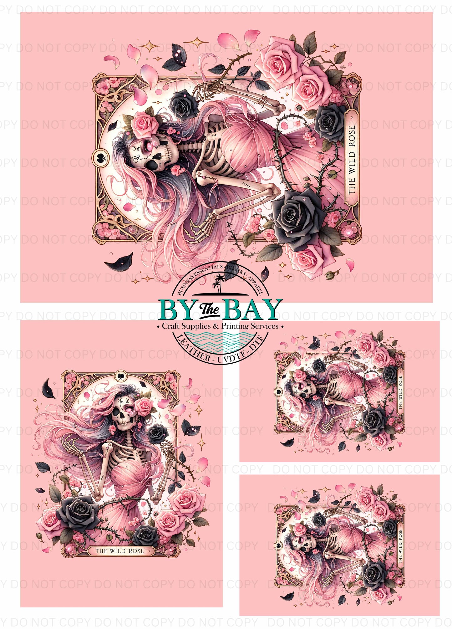 Wild Rose Pink (Various Sizes) Bag Panels