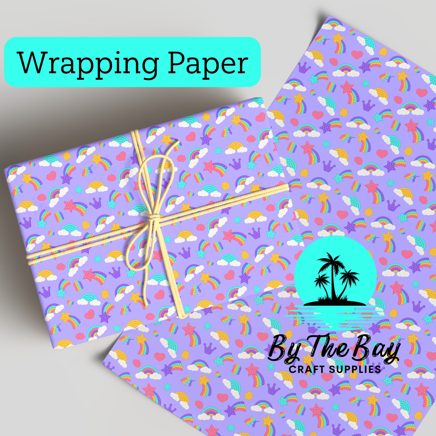 Pop Purple Wrapping Paper