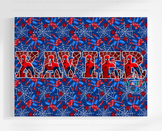 Spidey Custom NAME photo prints (Various Sizes)