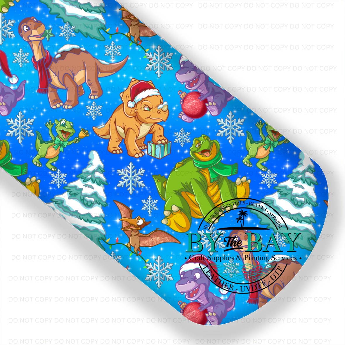 Xmas Dinos Blue