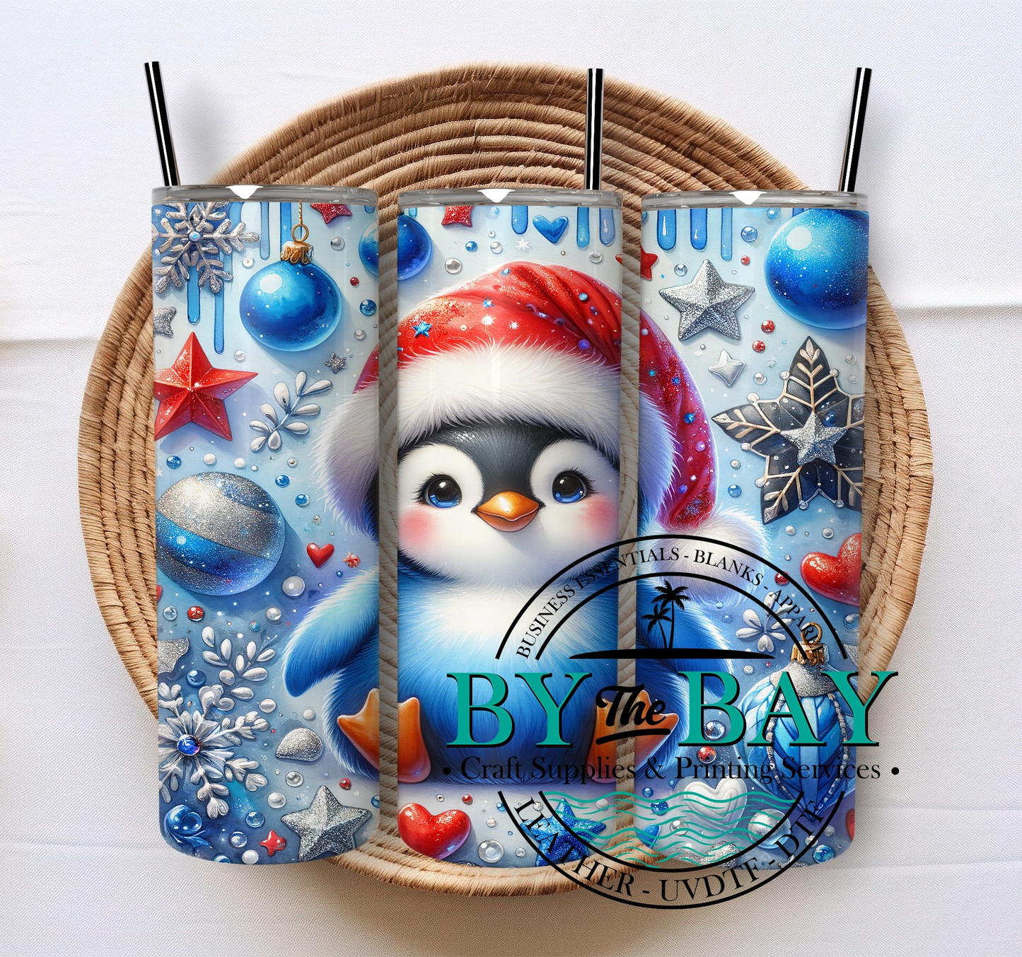 Xmas Penguin 20oz SUB Tumbler Print