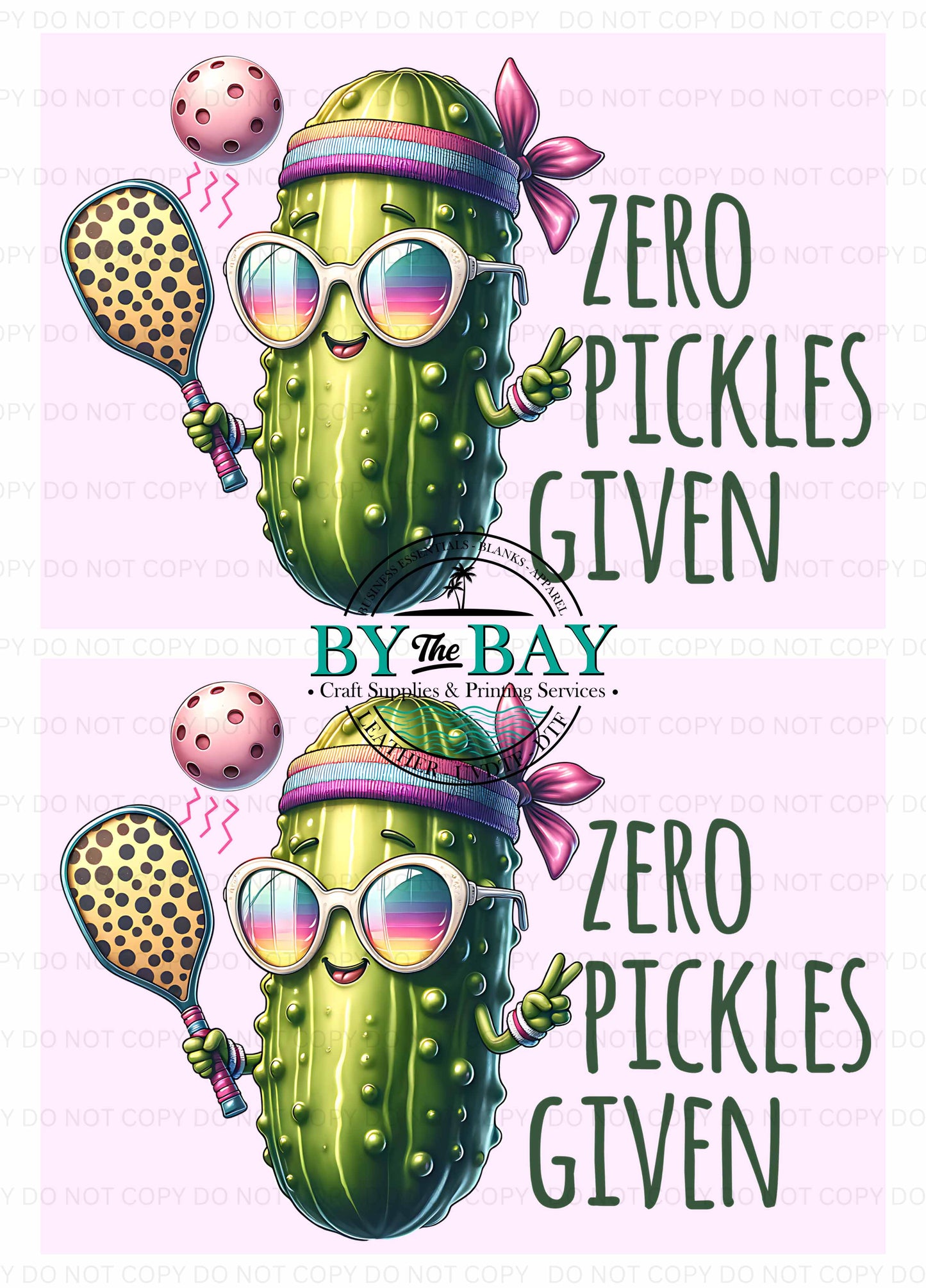 Zero Pickles Given (Various Sizes) Bag Panels