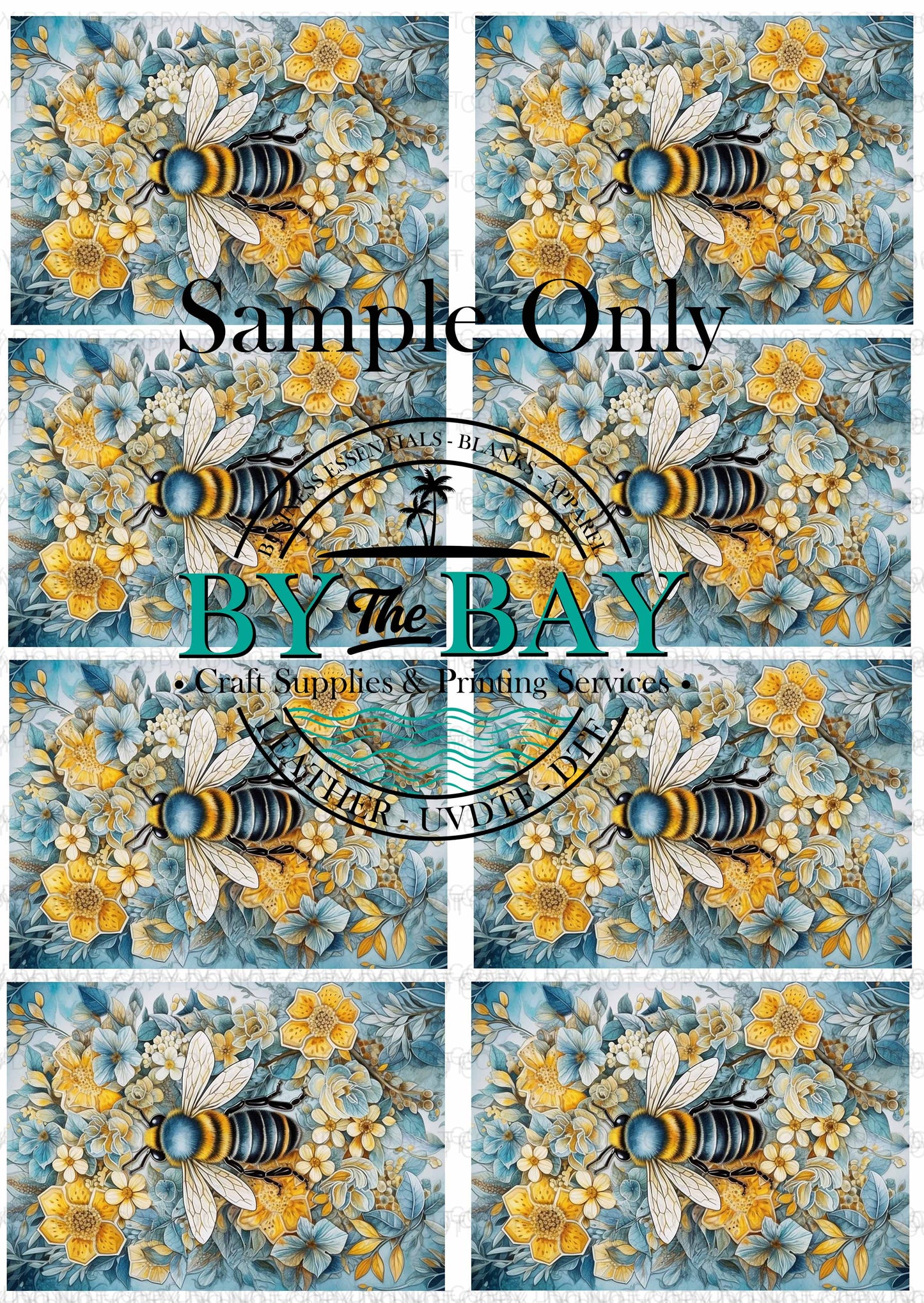 Bright Hibiscus A3 Bag Panel