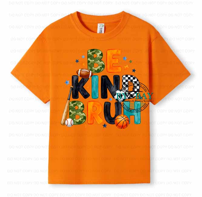 Be Kind Bruh Harmony Day Kids Tee
