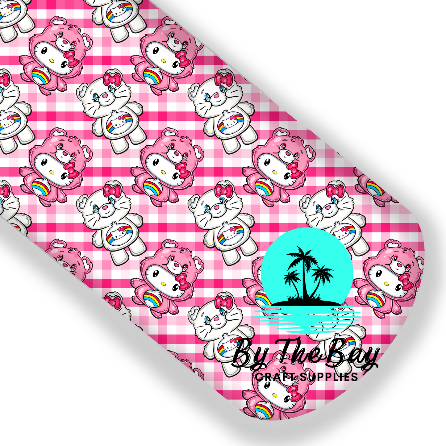 Kitty Bear - Pink Lines