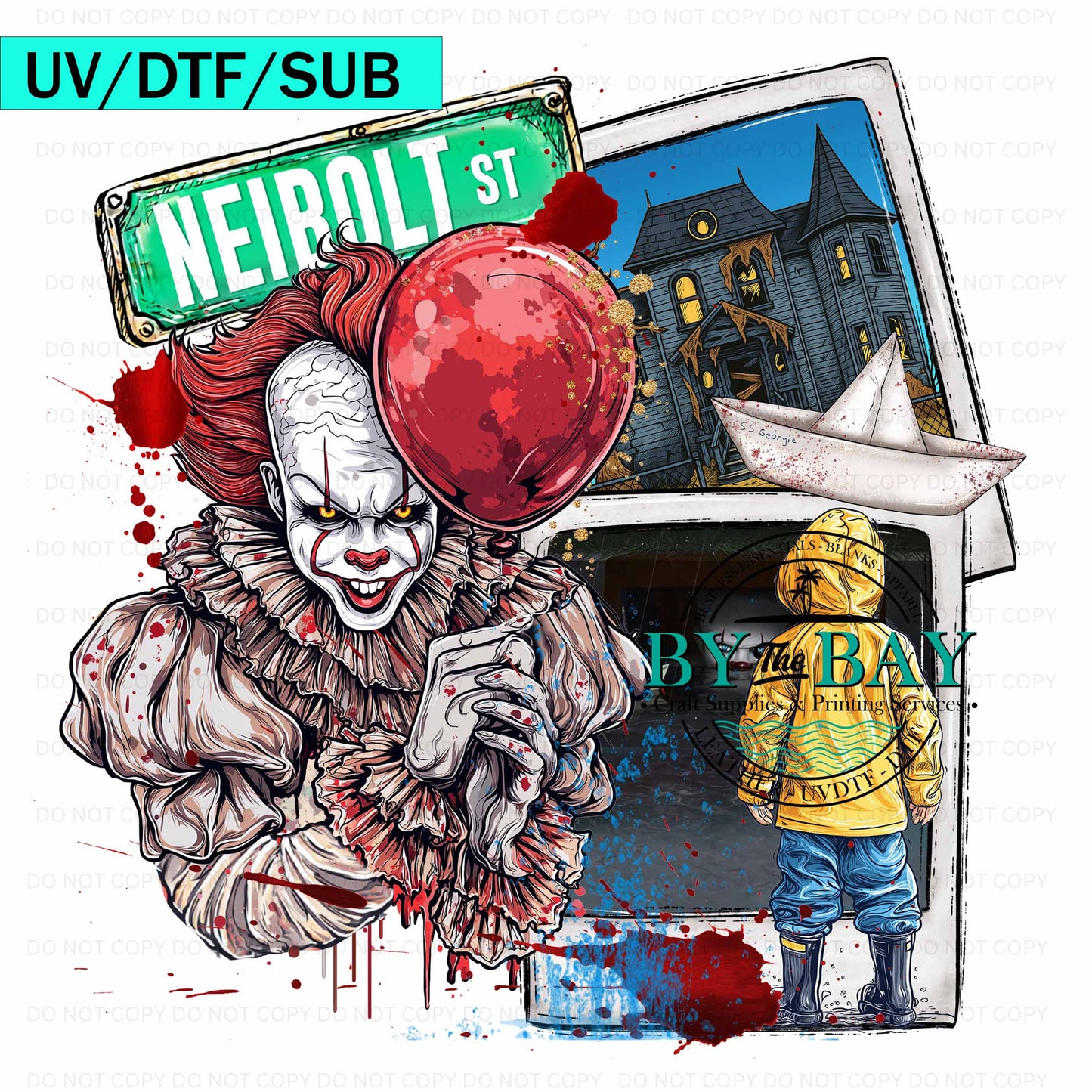Clown UV/DTF/SUB Print