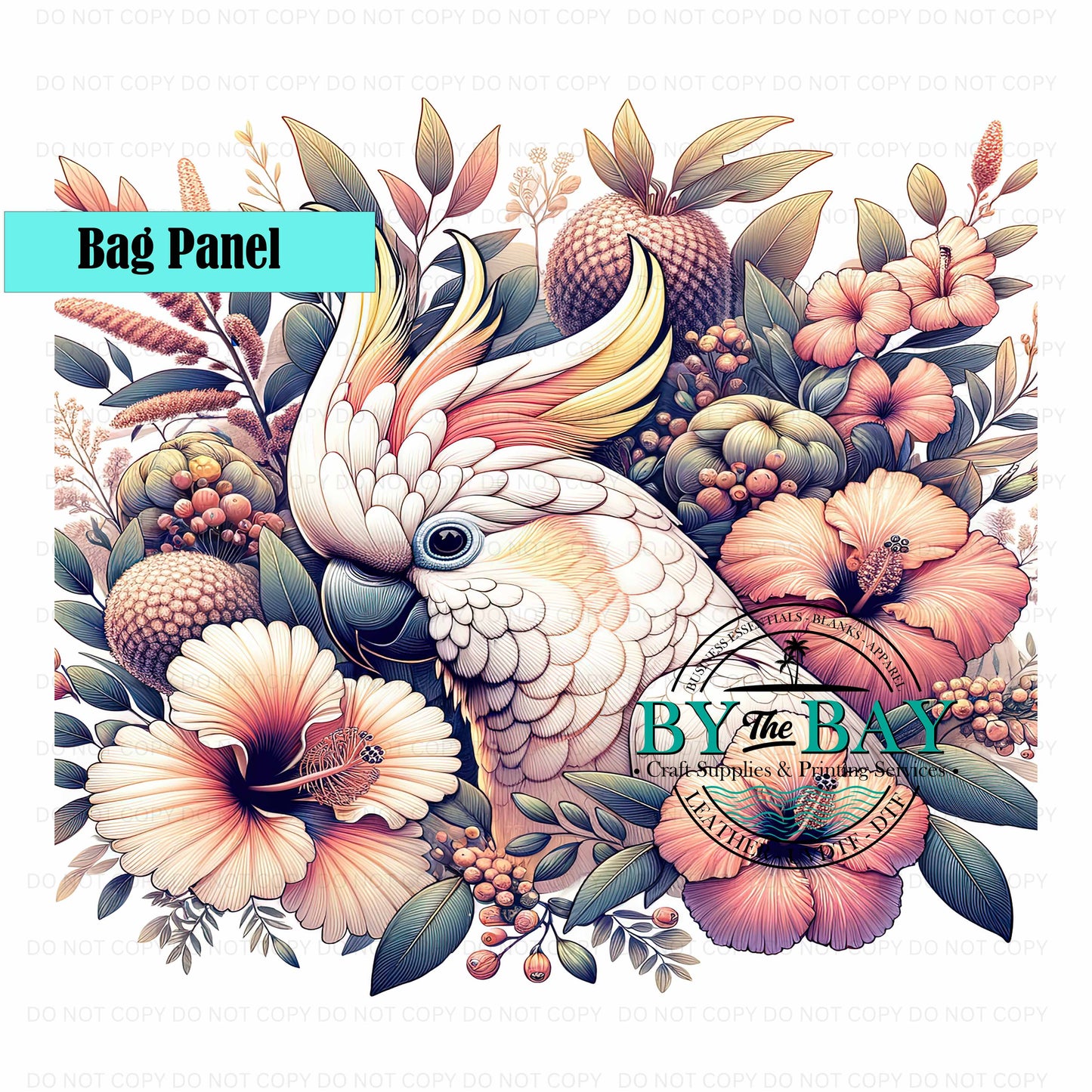 Cockatoo (Various Sizes) Bag Panels