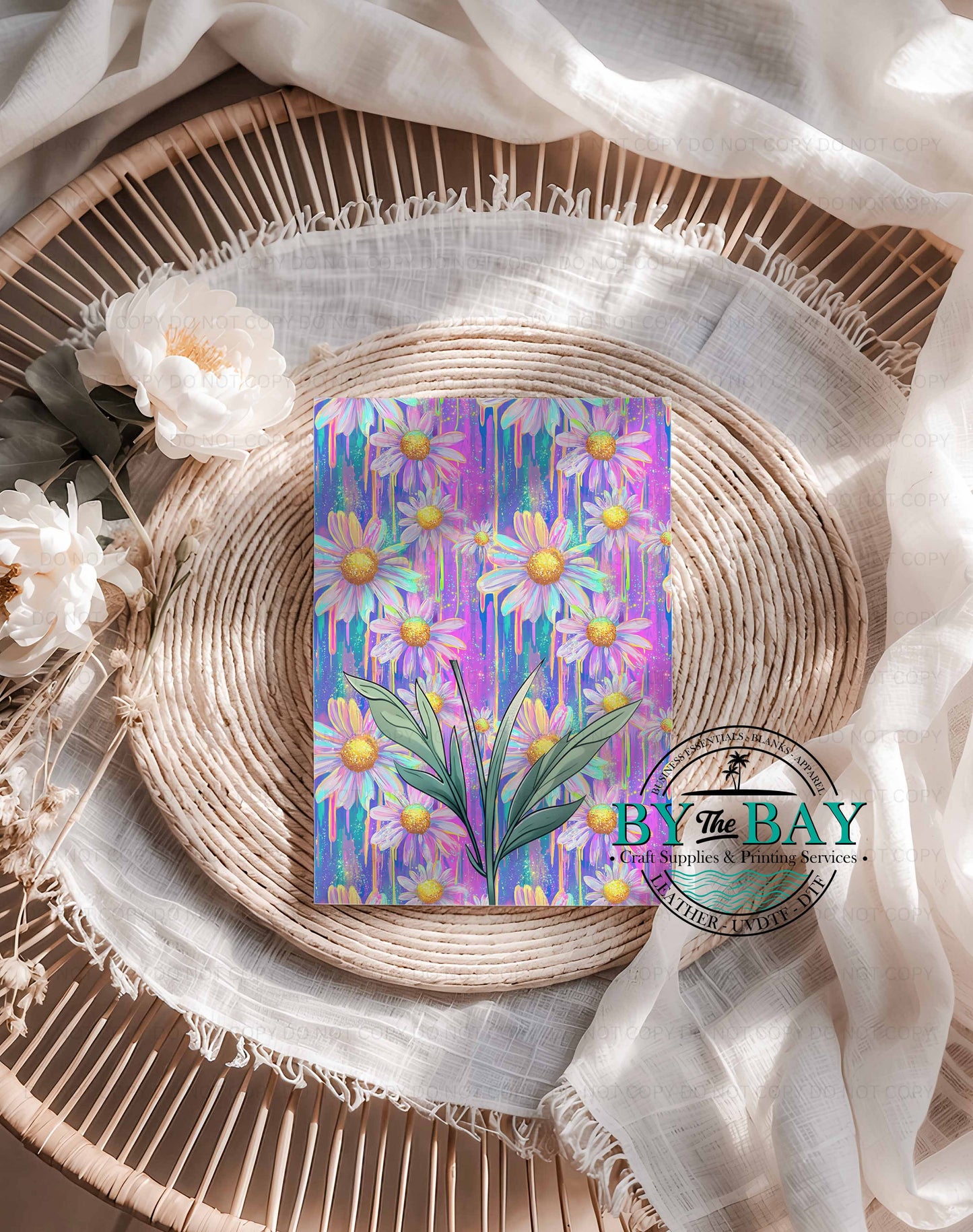Daisy Drip Candle Melt Cards