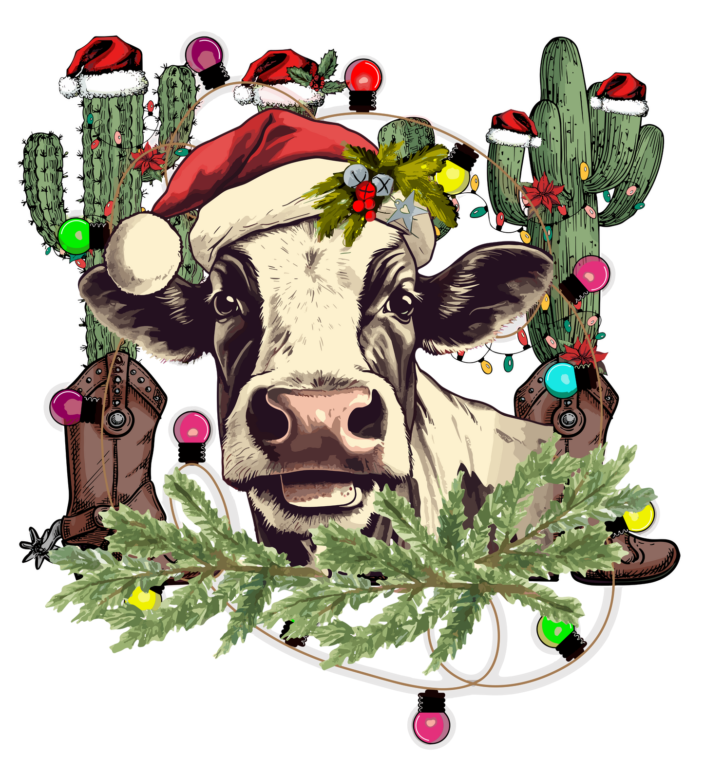 Christmas cow