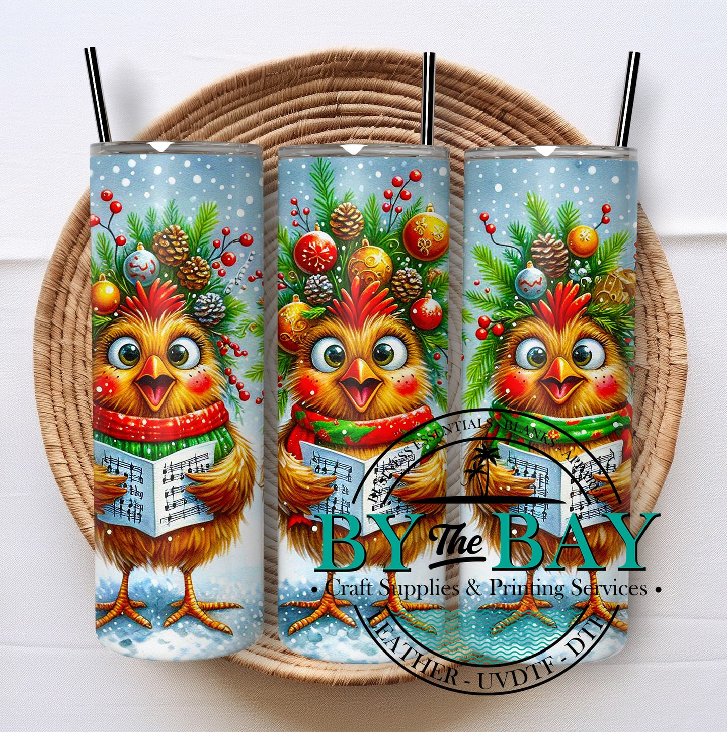 Funny Christmas Chickens