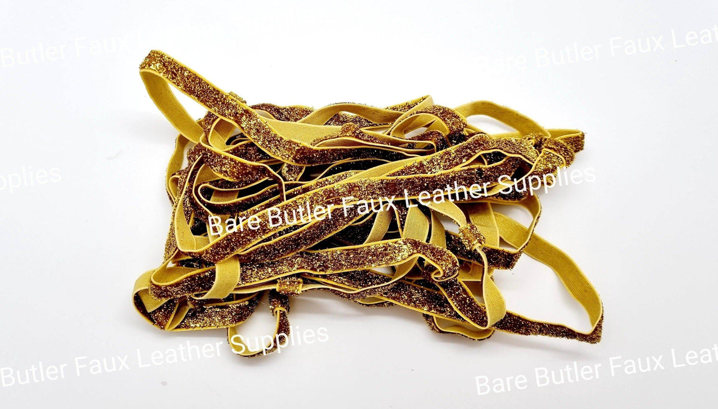 Interchangeable Glitter Headbands - Glitter, headbands - Bare Butler Faux Leather Supplies