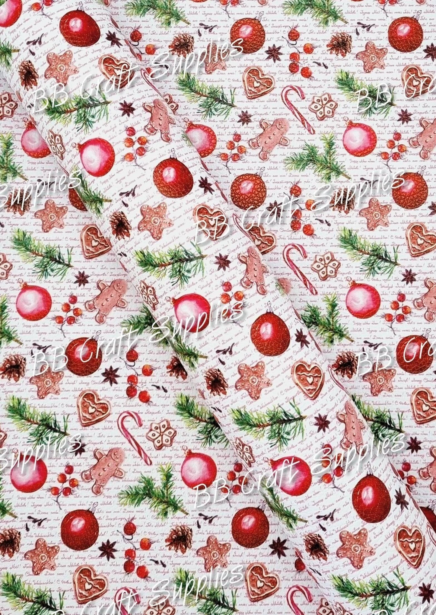 It is the Season to Sparkle Litchi - Christmas, Faux, Faux Leather, Leather, leatherette, Litchi - Bare Butler Faux Leather Supplies