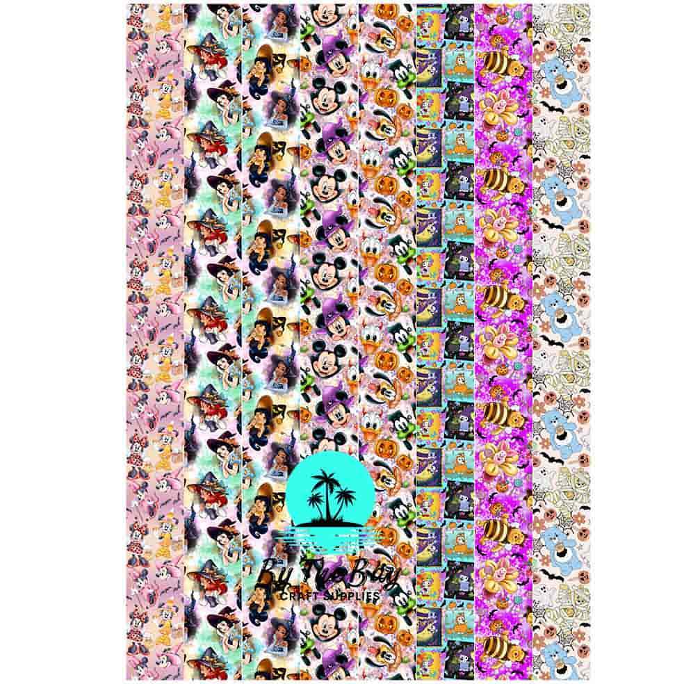 Halloween New 2 Key Fob Sheet