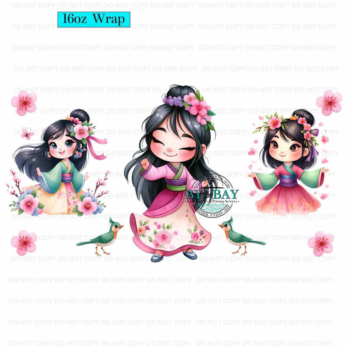 Princess M 16oz Wrap