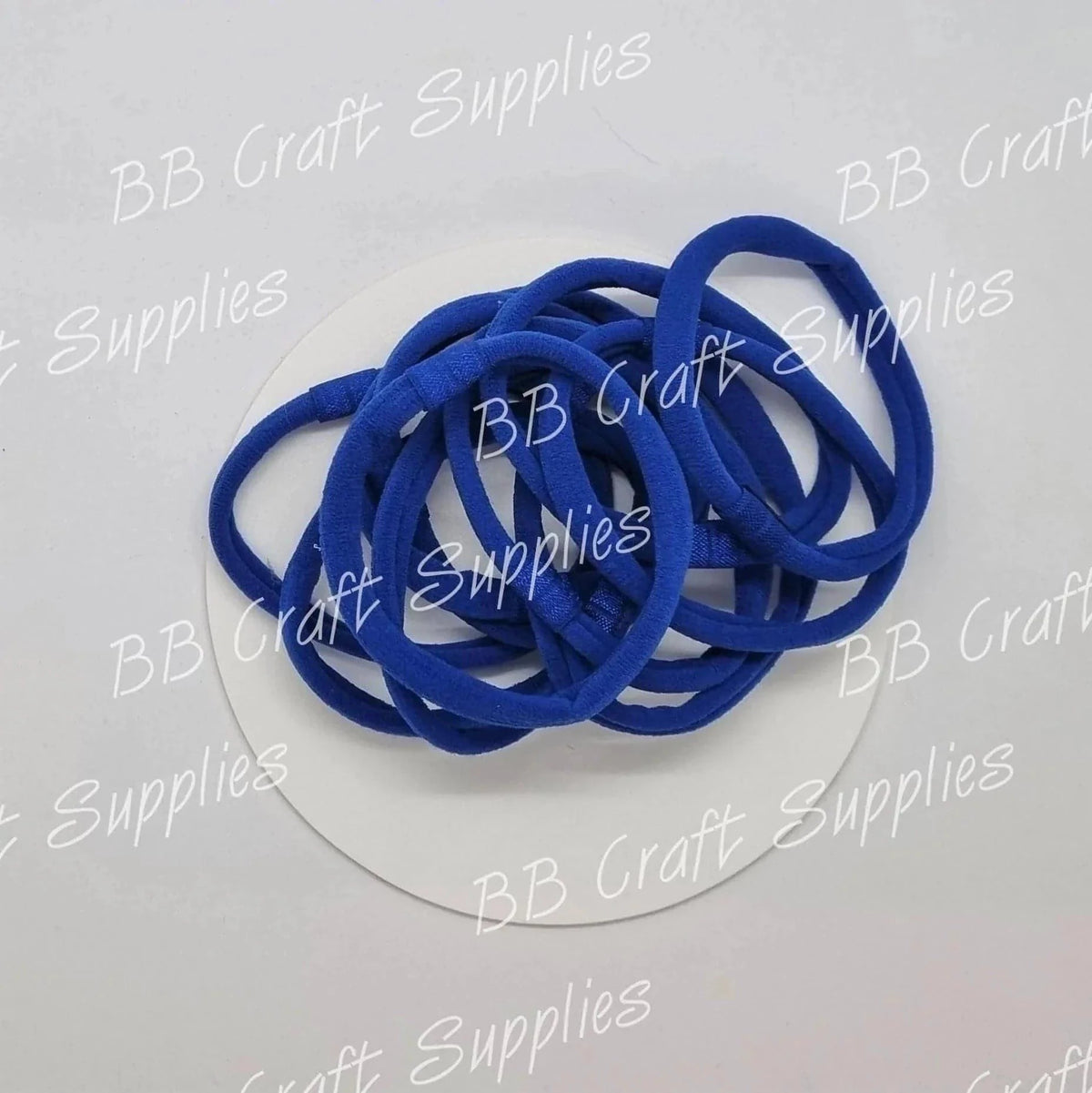 Nylon Elastic Interchangeable Headband - Accessories, black, blue, bow, bow tie, Hair, Headband, interchangable, orange, pink, purple, Strap, white, yellow - Bare Butler Faux Leather Supplies
