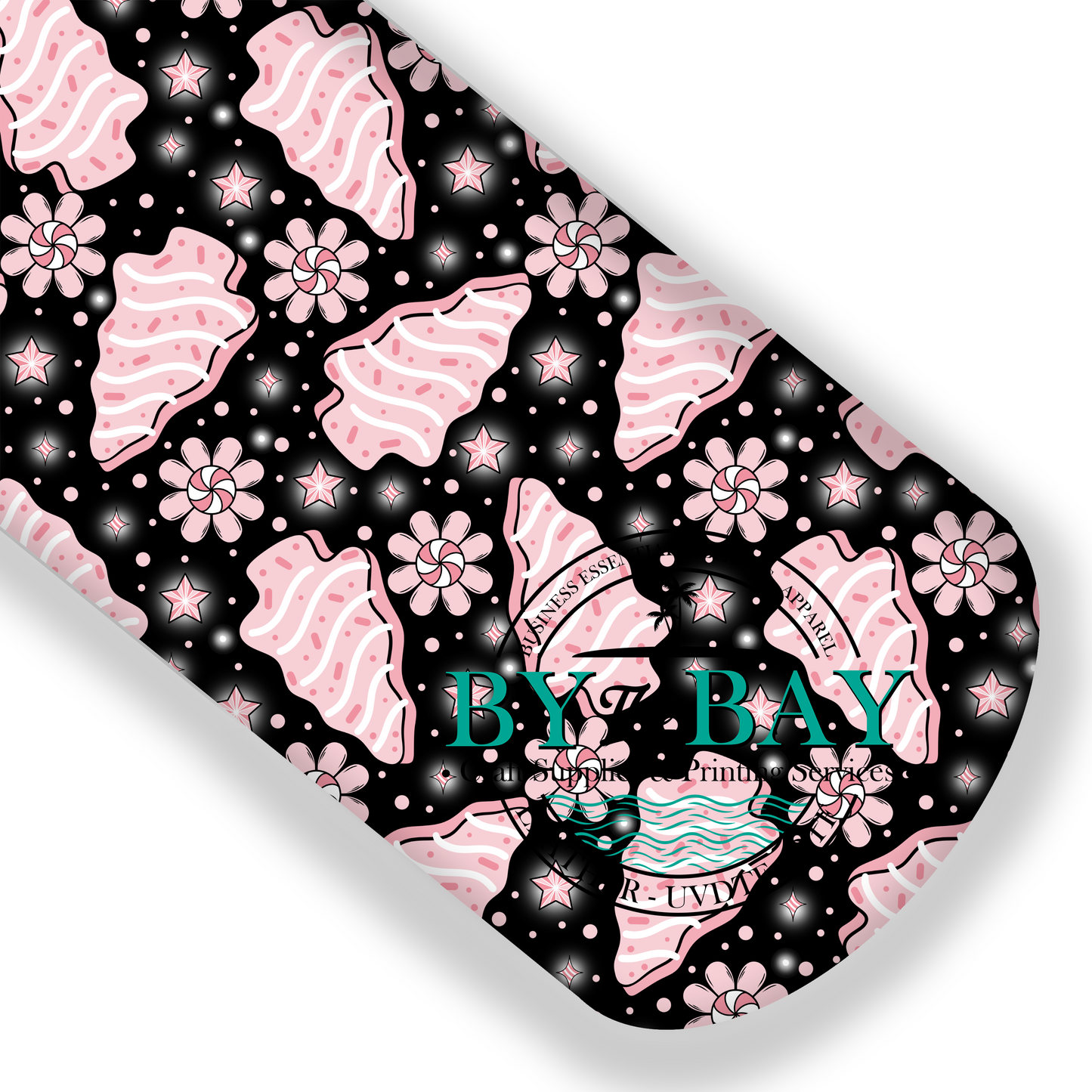 Pink christmas cake b