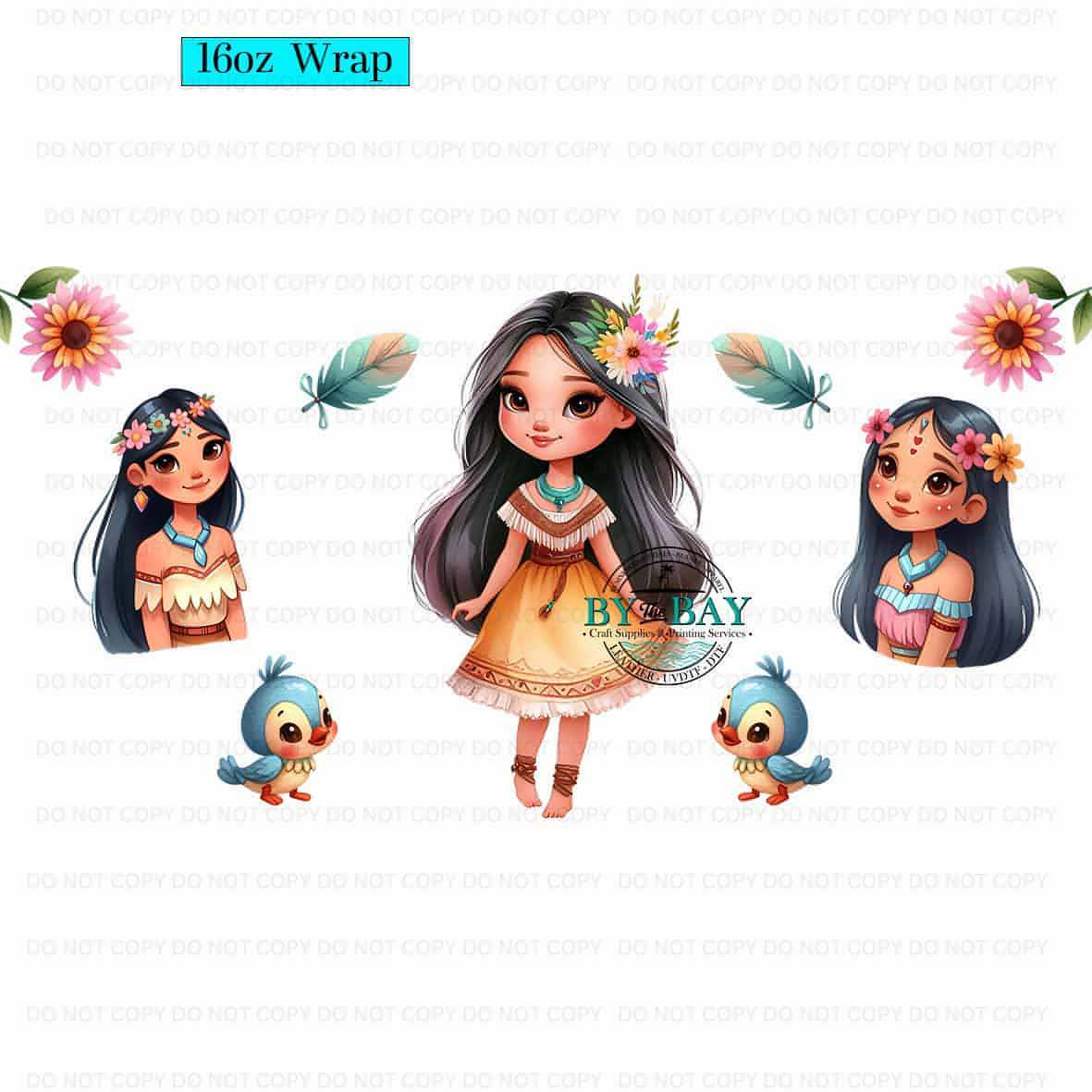 Princess P 16oz Wrap